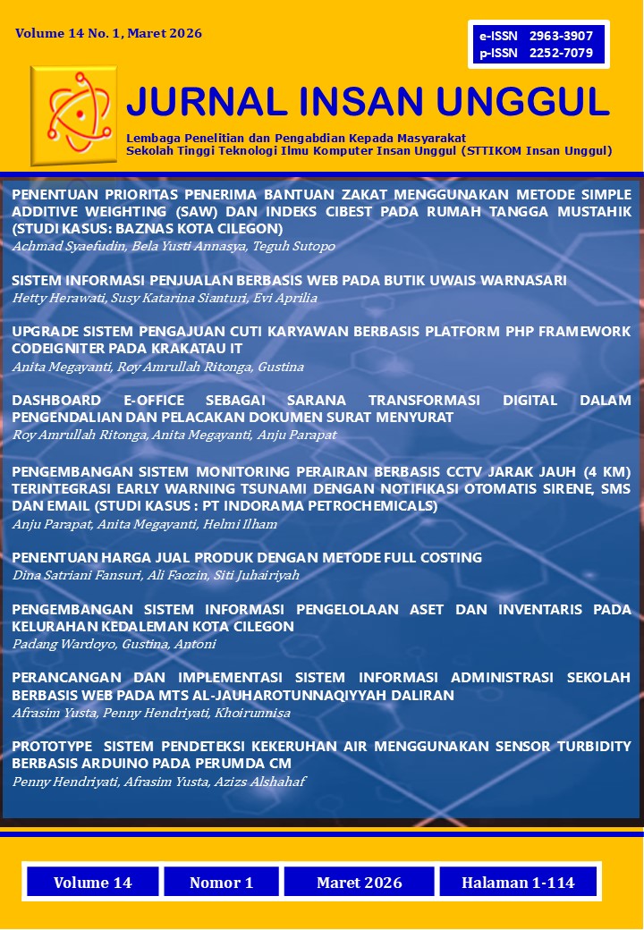 					View Vol. 14 No. 1 (2026): Jurnal Insan Unggul Volume 14 No. 1, Maret 2026
				